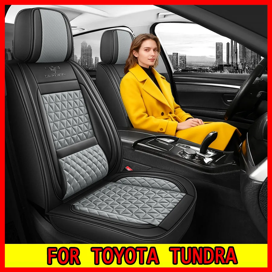 

Чехол на автомобильное сиденье TOYOTA TUNDRA, водонепроницаемый, из искусственной кожи, дышащий, мягкий, удобный, износостойкий, с полной оберткой на талии, 5-местное