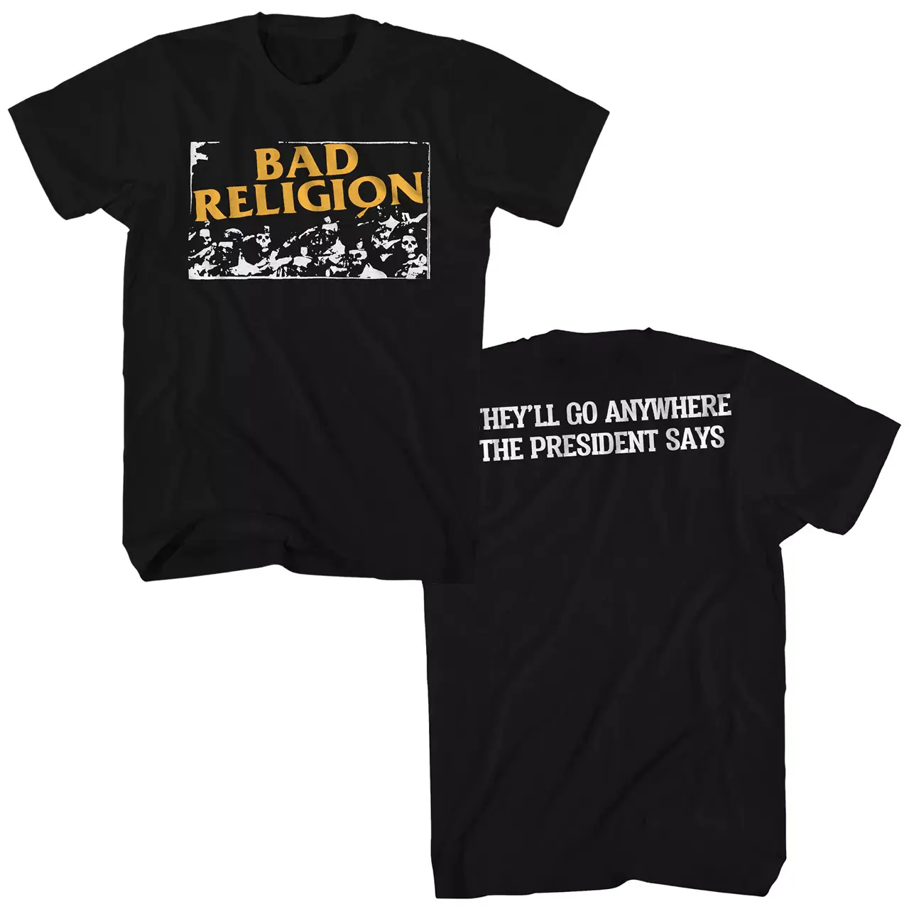 1980 Bad Religion Band PUNK Hardcore Casual T-Shirt Luxusmarken-Oberteil für Herren und Damen – Detail 4