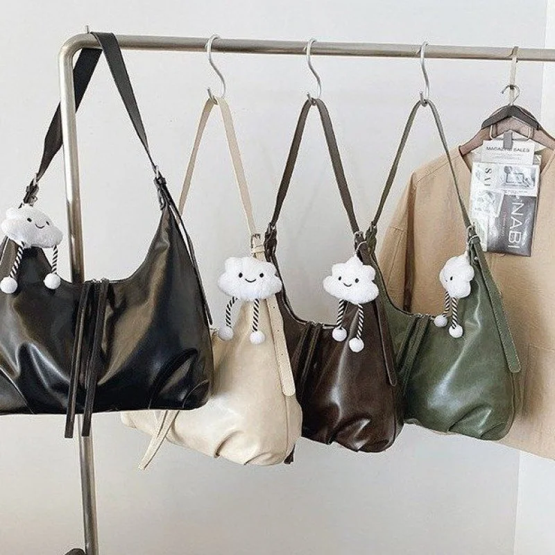 

Модная женская большая сумка из тонкой кожи с известным дизайнером, в стиле повседневного винтажного образа ​