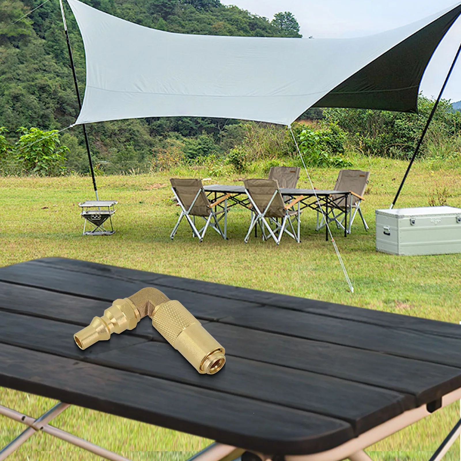 

Газовый быстрый соединитель 6*5*3 см, адаптер для пропанового газа, безопасный фиксирующий механизм, быстрое преобразование, надежная производительность