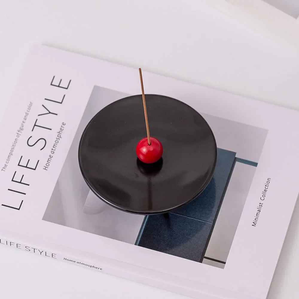 1PC 레진 향꽂이 스틱 홀더 라인 향 플레이트 백단 코일 베이스 사찰 요가 스튜디오 홈 데코레이션