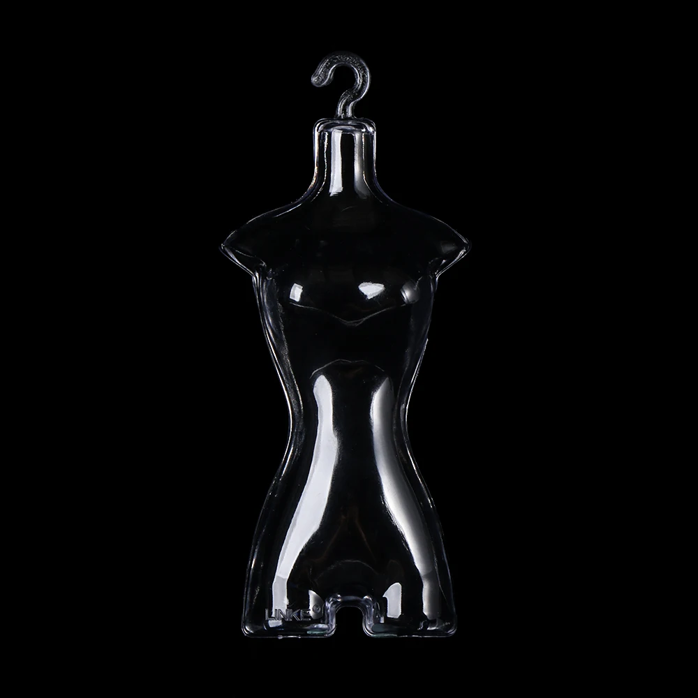 Transparent Mannequin Hollow Model hanger Stand Rack Holder for Dolls Girls Fantasy Doll Display Holder Dress Clothes Gown
