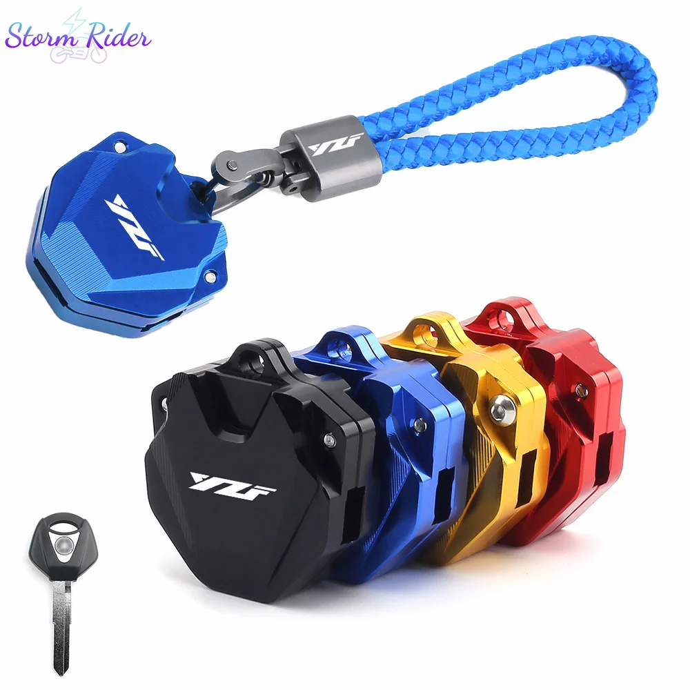 For Yamaha YZF-R1 YZF-R3 YZF-R6 YZF R7 R1 R3 R6 R15 R Motorcycle Keychain Key Shell Key Case Cover Key Chain Keyring Accessories