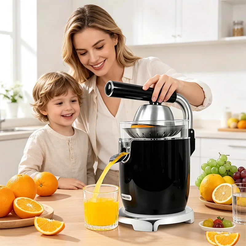 European-style hand-crank electric juice extractor stainless steel juice scum apart fruit blender for lemons oranges 220V