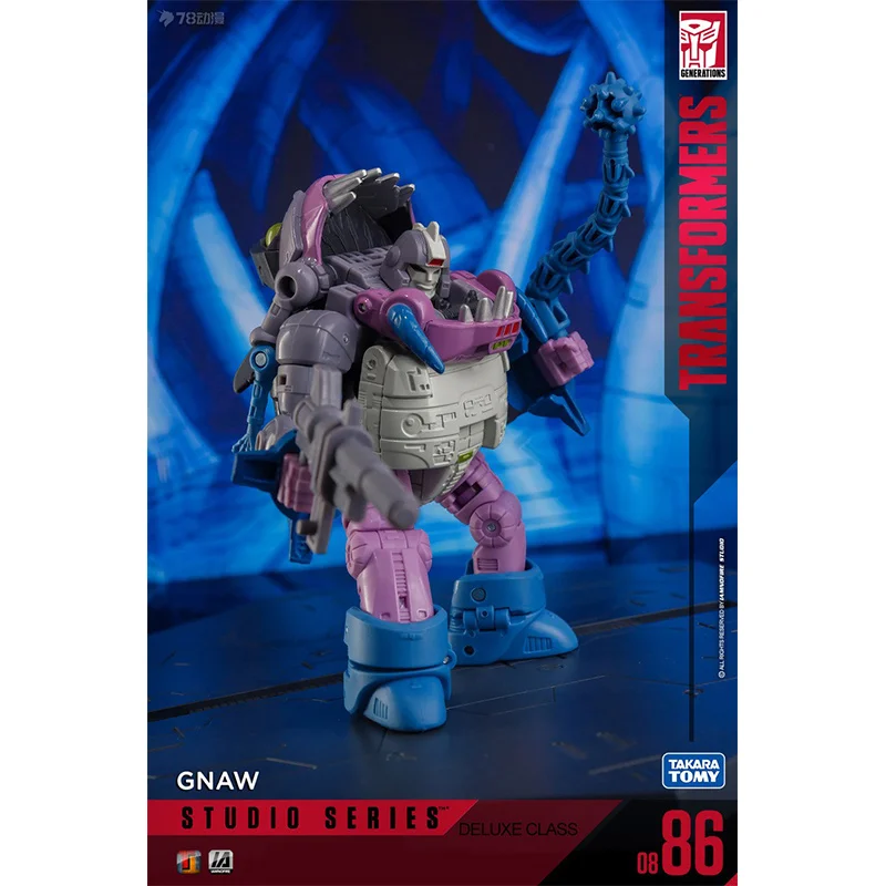 Hasbro Transformers Studio Series SS86 08 Gnaw 13Cm Deluxe Class Anime Original Action Figure Model Toy Birthday Gift Collection