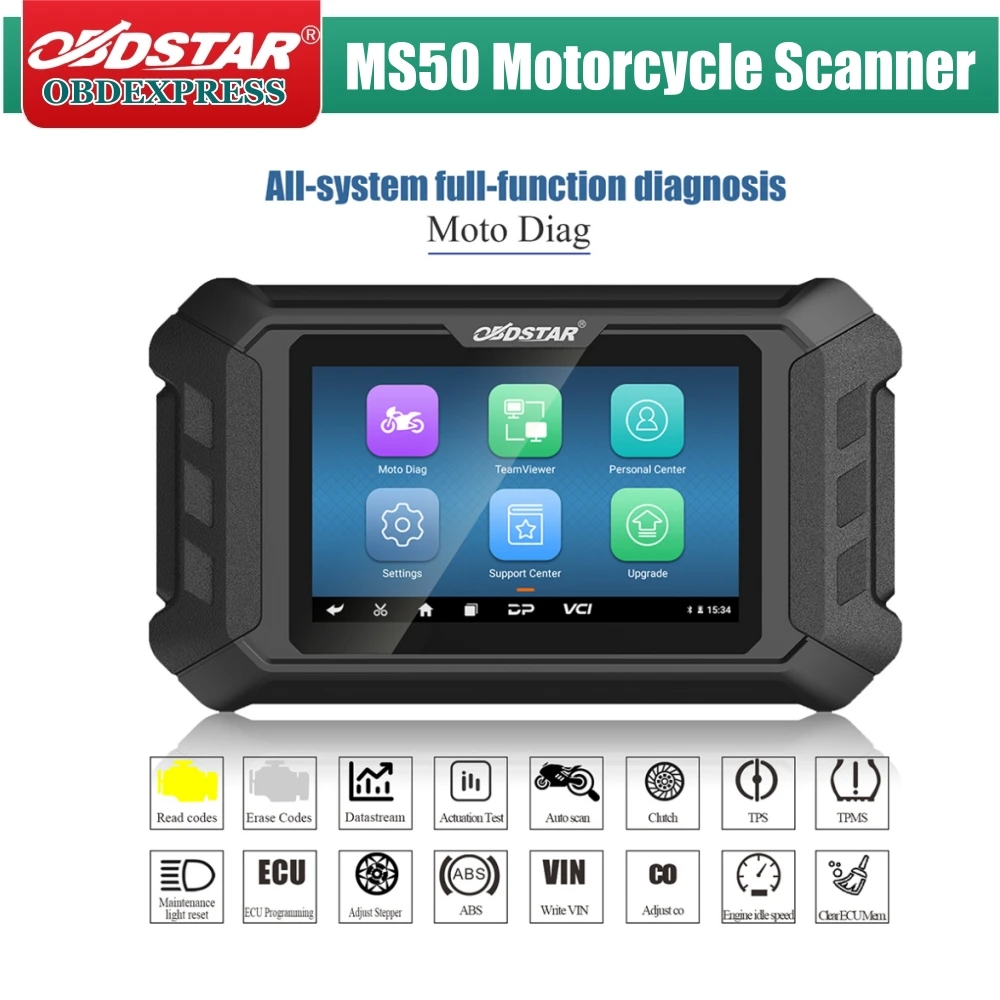 OBDSTAR MS50 Professional Motorcycle Diagnostic Scanner