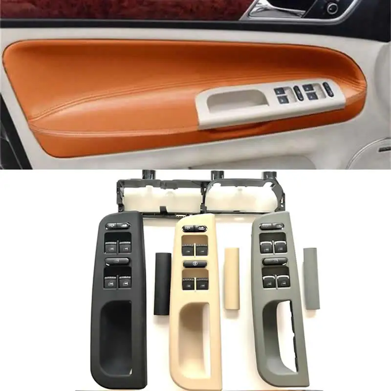 Door Pull Grab Handle HANDLE INSIDE DOOR PANEL HANDLES Window Master Control Switch Panel For VW golf 4 MK4 1998-2004 Driver’s w