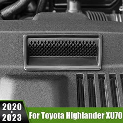 For Toyota Highlander XU70 Kluger 2020 2021 2022 2023 Hybrid Car Front Engine Air Intake Mask Case Cover Air Outlet Trim Shell