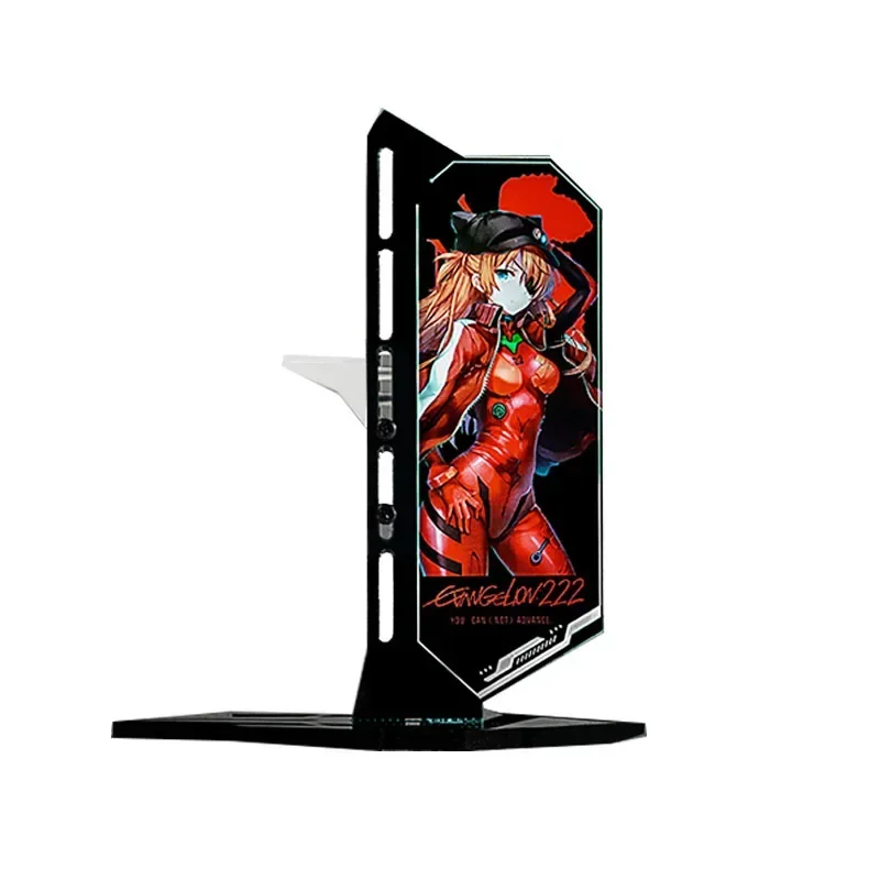 Customized ARGB VGA Holder,MOD 5V Luminous Video Card Bracket Vertical 3090 4090 GPU Support AURA SYNC Black/White