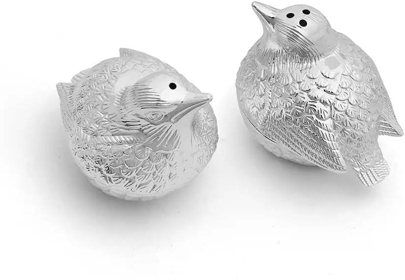 

Набор банок для приправ с солью и перцем для птиц, банка для приправ с солью и перцем высотой 1,85 дюйма, 2 предмета, подходит для небольшой кухни