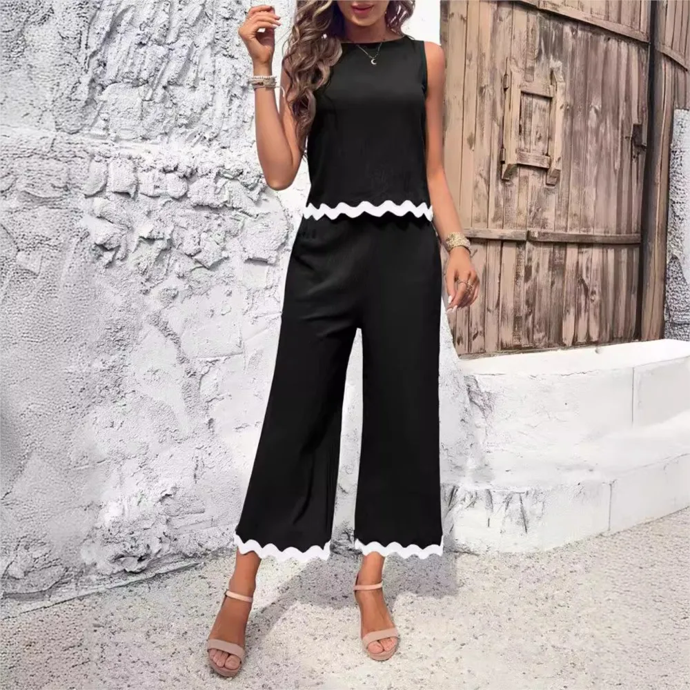 Zomer Groen Shirt Top Broek Dames 2-delige set Mode Casual Pak 2025 Vrouwelijke Elegante Kantoor Zoete Sets Vrouwelijke Straatkleding