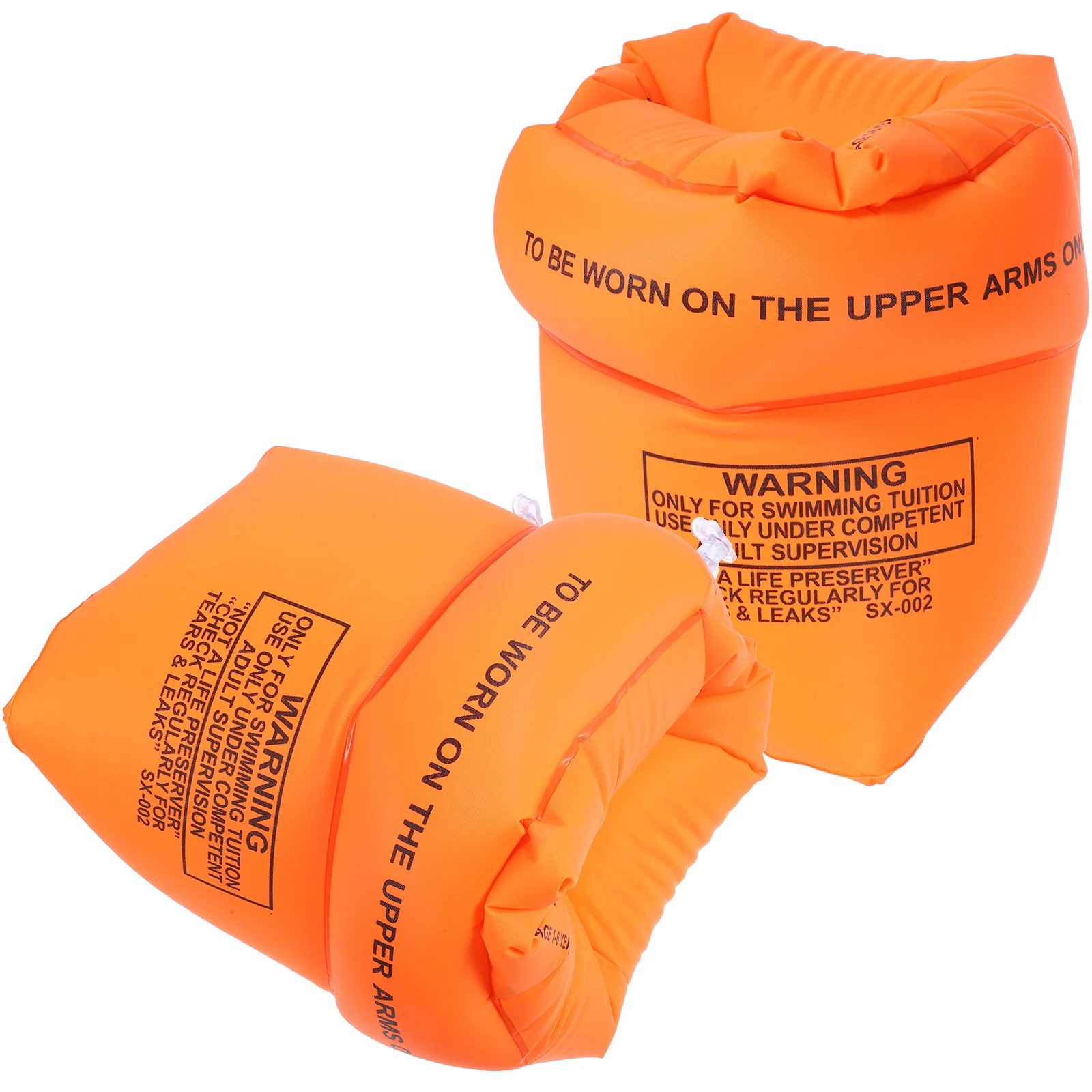 1 Pair Inflatable Armband For Swimming Bright Pvc Adult Arm Floaties Pool Beach Lake Party Swim Equipment Thickened Water Arm