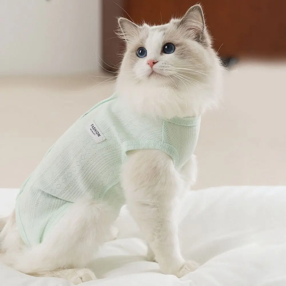 

Solid Color Dog Wrap Belly Clothes Thin Section Comfortable Pet Air-conditioning Clothing Breathable Soft