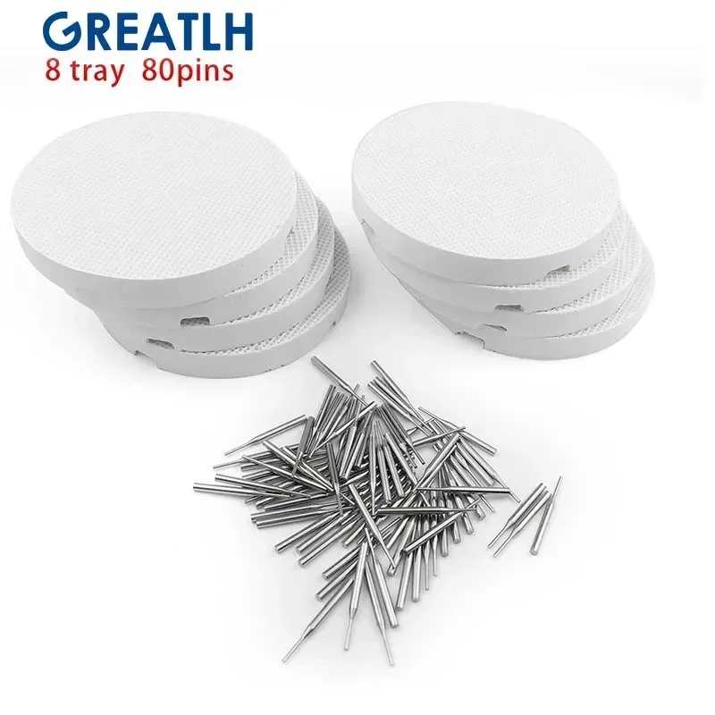 Dental Honeycomb Round Firing Trays with Metal Pins for Sintering Pan Rack Circle Plate holder Dental Technician Supplies