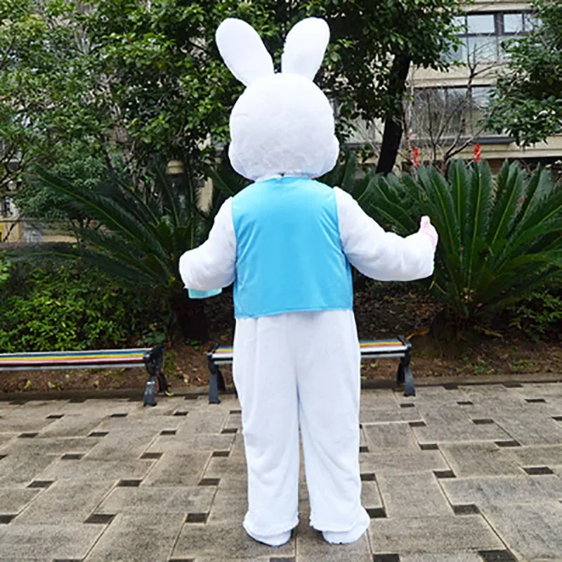 Disfraz de Mascota de conejo de pascua, Cosplay de animación, fiesta de cumpleaños