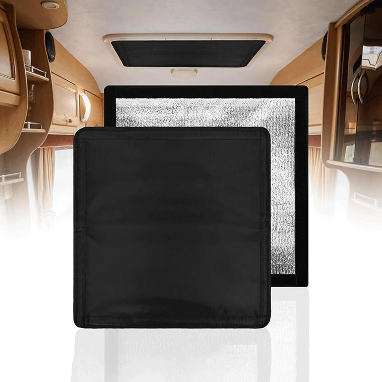 Rv Accessories Heat Reflective Insulation Aluminum Foil Sunshade Rv Roof Vent Shade Cover For Women Men Adults Teens Senior