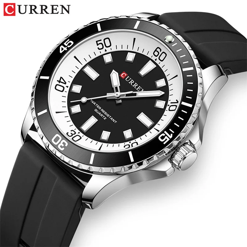 Men's Original Silicone Quartz Watch, Waterproof