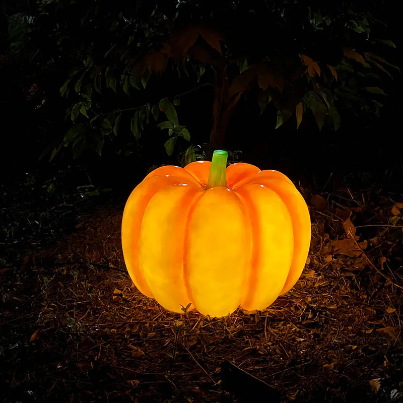 Customized outdoor LED simulation FRP pumpkin modeling lights garden villa decorative landscape lights lawn layout night lights