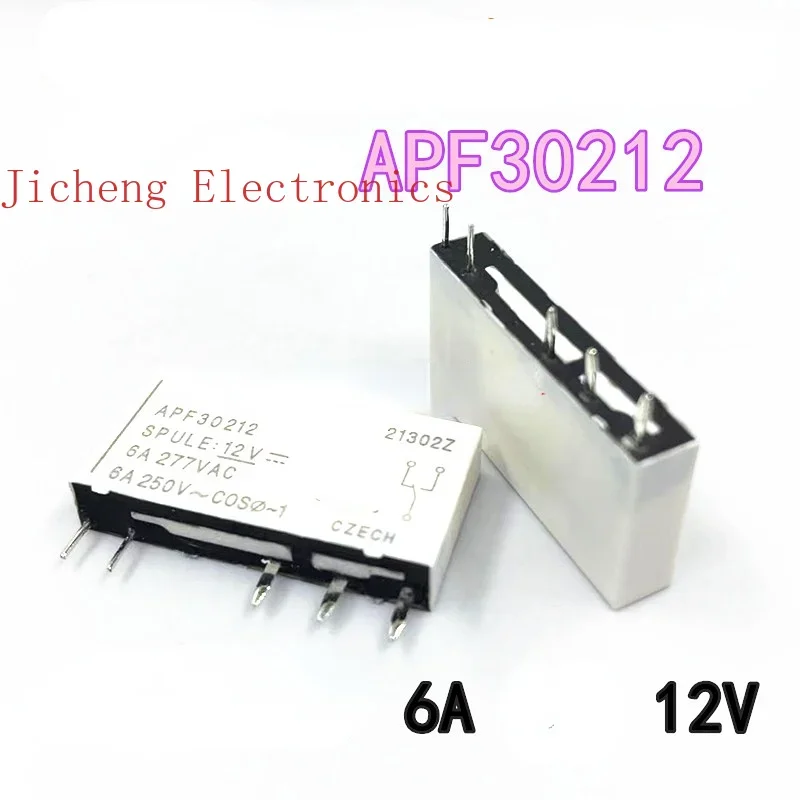 5PCS Off The Shelf Brand New APF30212 APF30224 12V 24V Ultra-thin Relay 6A 5 Pin
