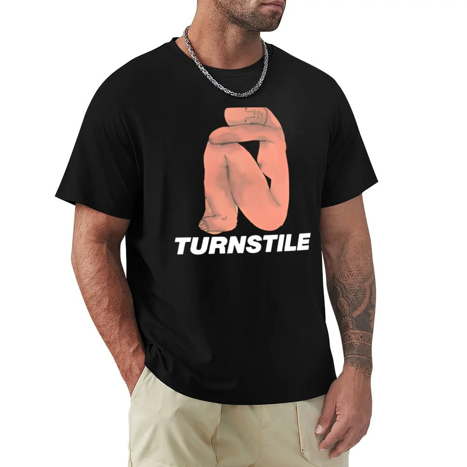 

TURNSTILE art T-Shirt heavyweights kawaii clothes Short sleeve tee funny t shirts men