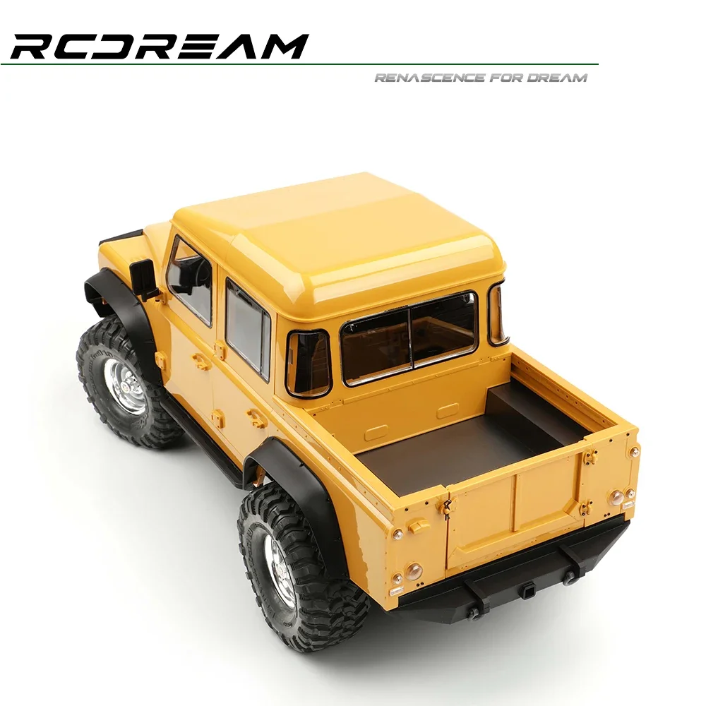 RCDream RD110 4Door Pickup 313mm Hard Body Car shell /Openable /Interior For TRX4 313mm Sport Bronco Chassis kit K5 G500 Upgrade