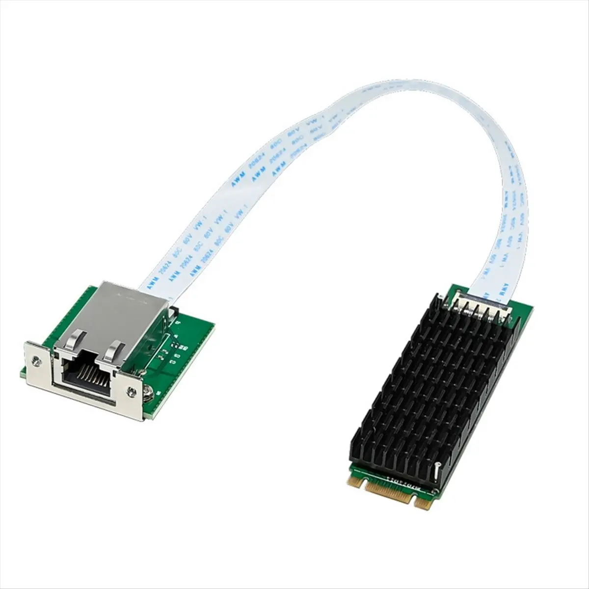 SWXF M.2 B+M Single-Port 10GbE Network Card RJ45 Ethernet Network Adapter AQC107 Industrial Control Grade Server Network Card