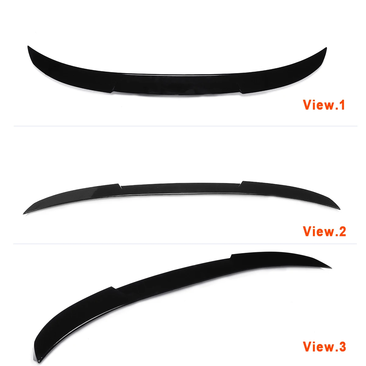 M4 Style Car Rear Spoiler Wing Lip Extension For BMW F30 2012-2018 F80 M3 2014-2019 4Dr Sedan Rear Trunk Spoiler Wing Lip
