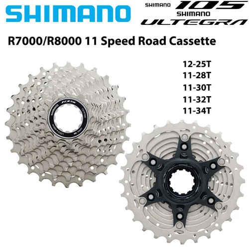 SHIMANO 105 R7000 ULTEGRA R8000 Piñón de casete de carretera de 11 velocidades CS-R7000 CS-R8000 11-28T 11-30T 11-32T 12-25T HG700 HG800 34T