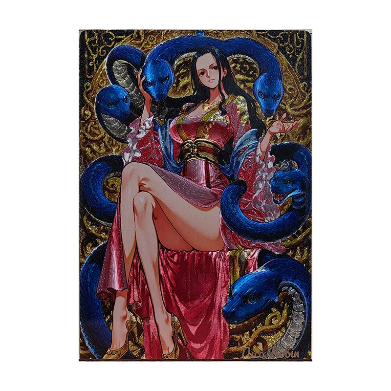 أنيمي قطعة واحدة نادرة QR SVR أو SSP DFG SG TRL SXP AUR EX TR GS BDR SP نيكو روبن ألعاب بطاقات قابلة للجمع للأولاد هدية عيد ميلاد #3