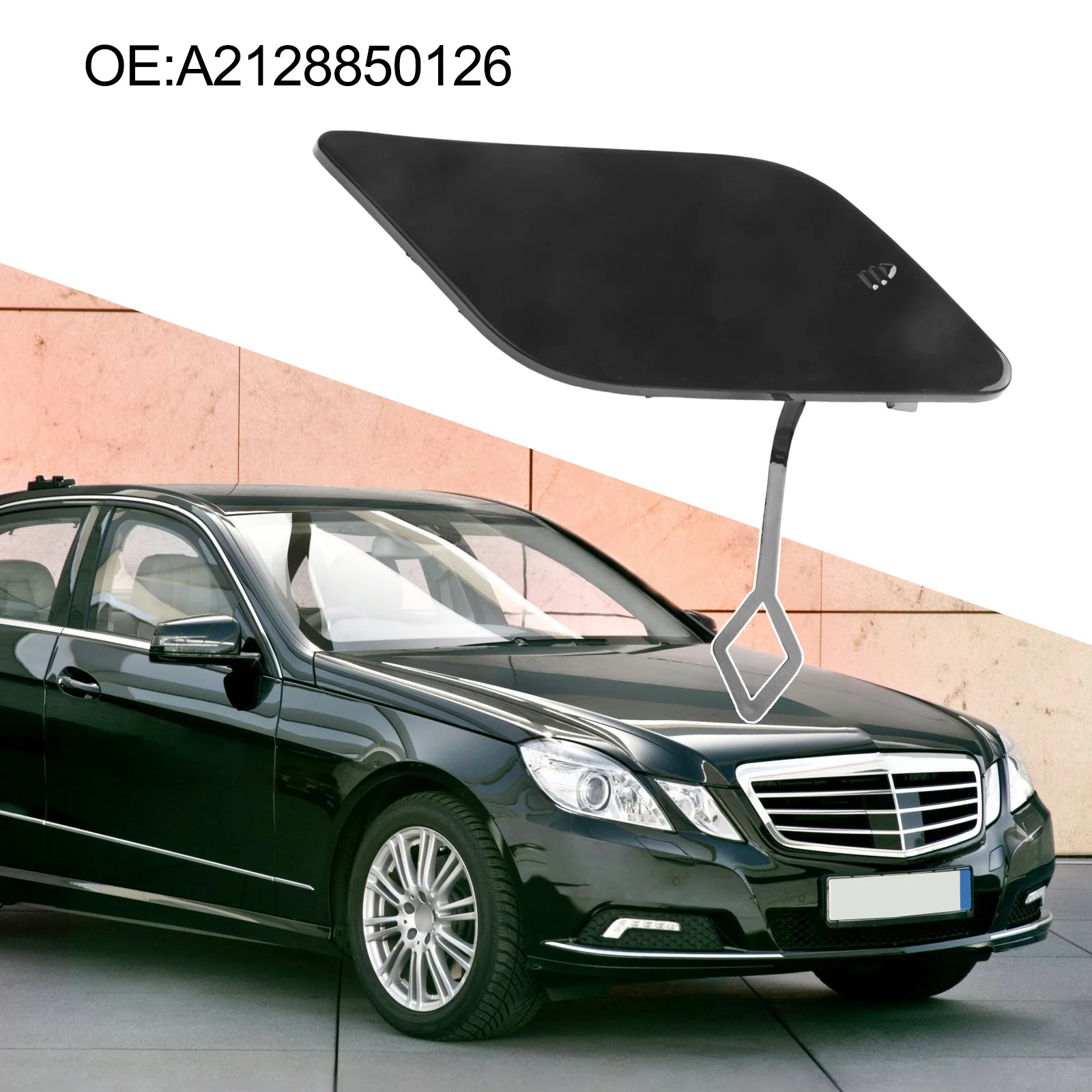 C-Class Accessory Tow Hook Cover Towing Operations Vehicle Aesthetics Enhanced Towing Safety Scratch-resistant ABS Plastic