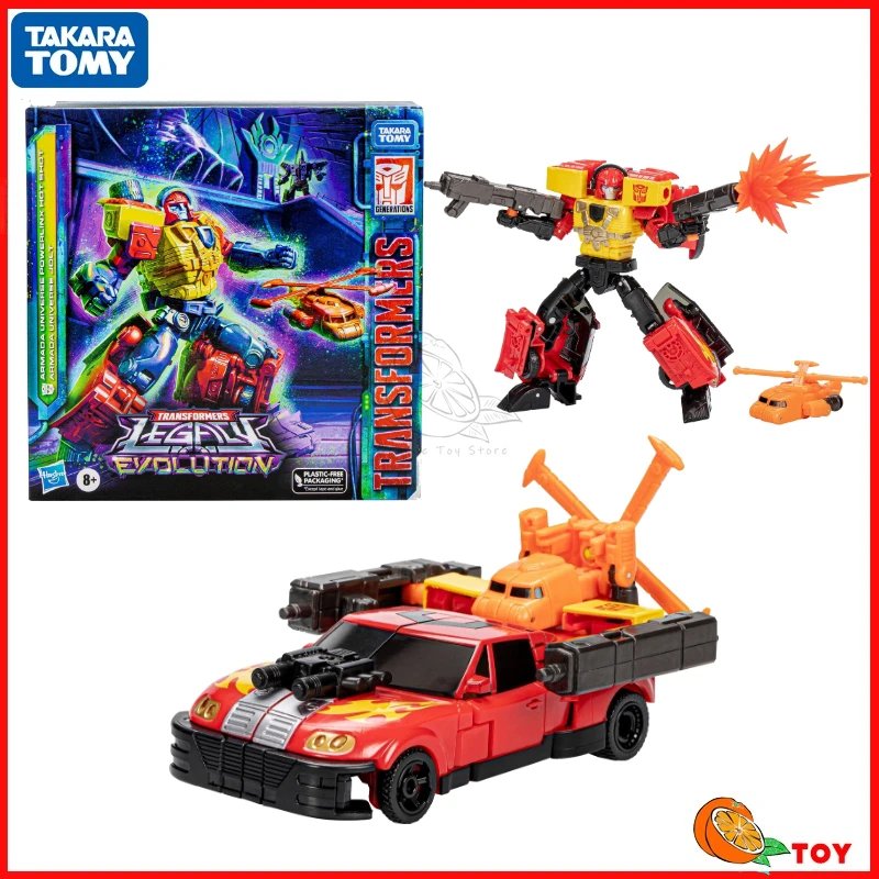 

In stock Transformers Toys Legacy Evolution Armada Universe Powerlinx Hot Shot& Jolt Autobot Action Figures Hobbies Collectible