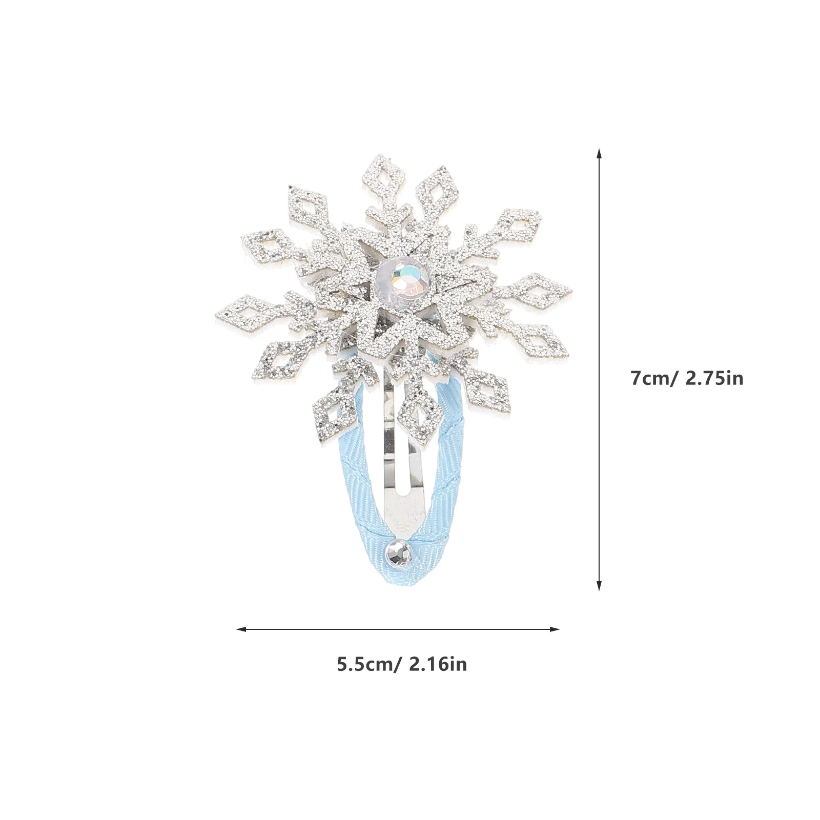 Petits accessoires pour cheveux, 6 pièces, épingles à cheveux de décoration de fruits, dessin animé, Clips d'été, flocons de neige pour petit bouton-pression de gel