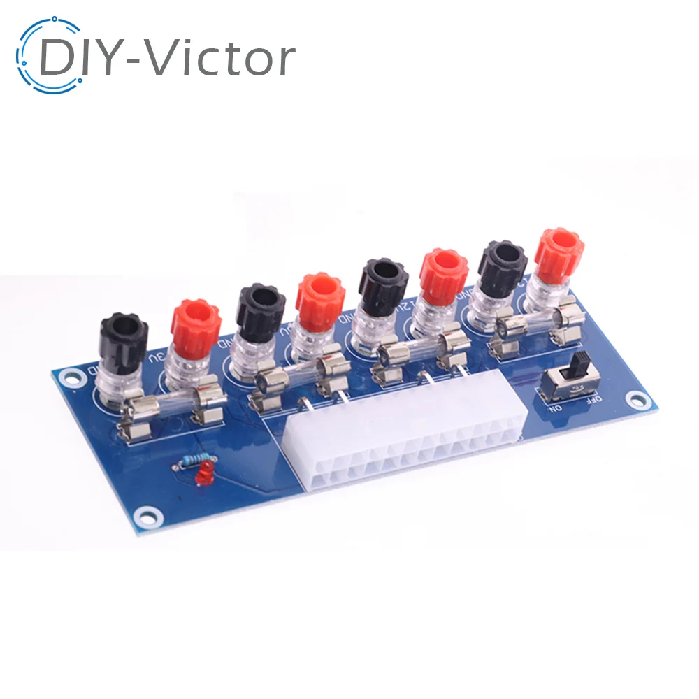 XH-M229 Desktop PC Chassis Power ATX Overdracht naar Adapter Board Voeding Circuit Outlet Module 24Pin Uitgangsterminal 24 pins