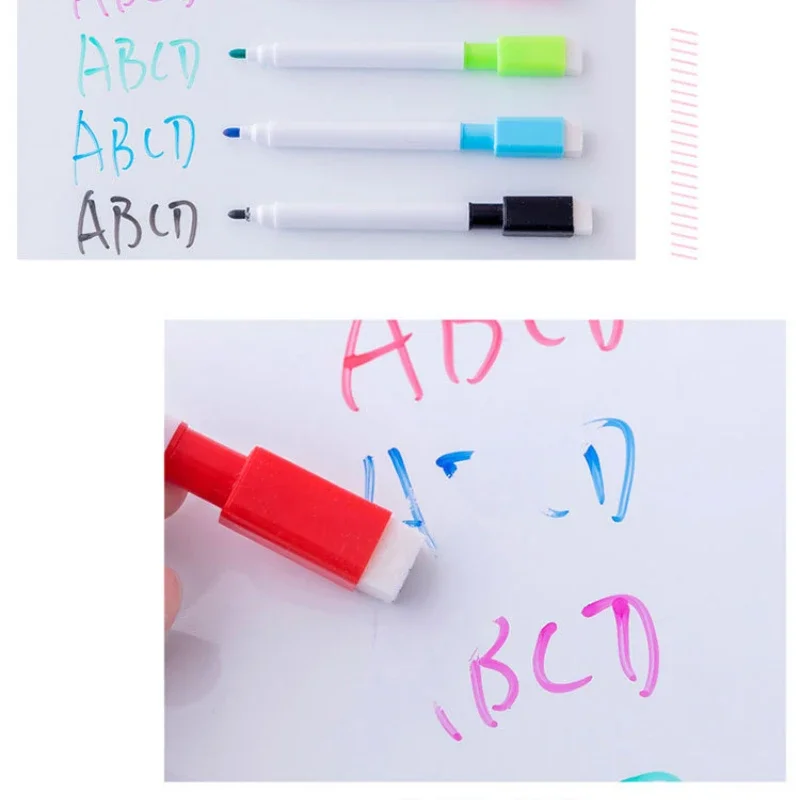 8 Colors Erasable Magnetic Whiteboard Marker Pen Blackboard Marker Chalk Office School Art Marker Stationery