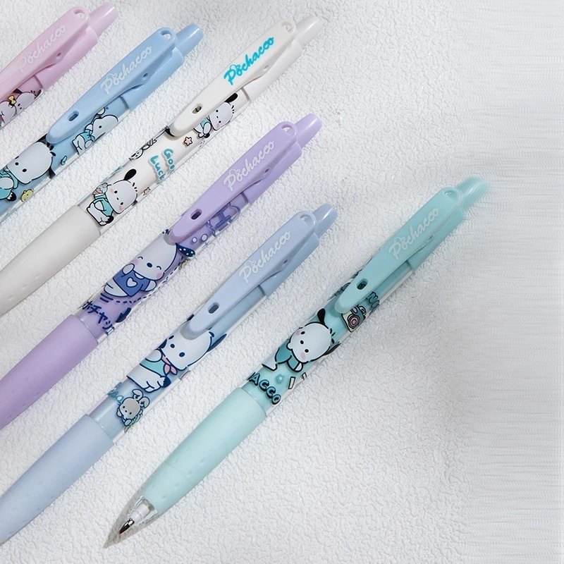 6-36 Pcs Anime Sanrio Mechanical Pencil Pochacco Automatic Pencil 0.5mm Students Stationery Writing Tool School Office Supplies