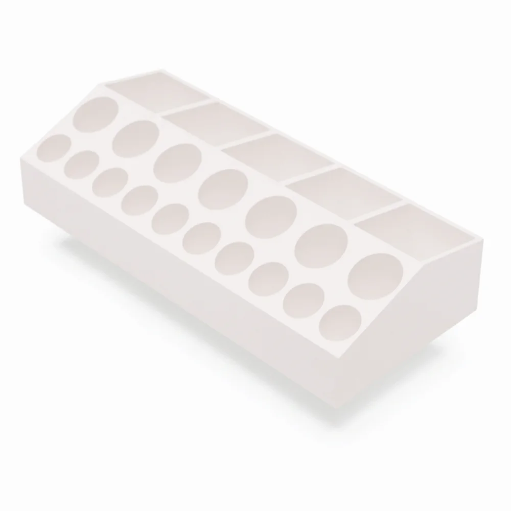 Multi-Grid Sample Holder 3D Printed Slope Design Mini Fragrance Vial Display Storage Rack Modern Portable