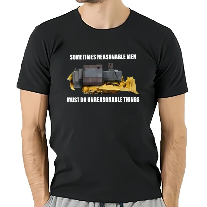 Killdozer-camiseta de manga corta para hombre, camisa Retro de algodón 100%, con cuello redondo, para verano