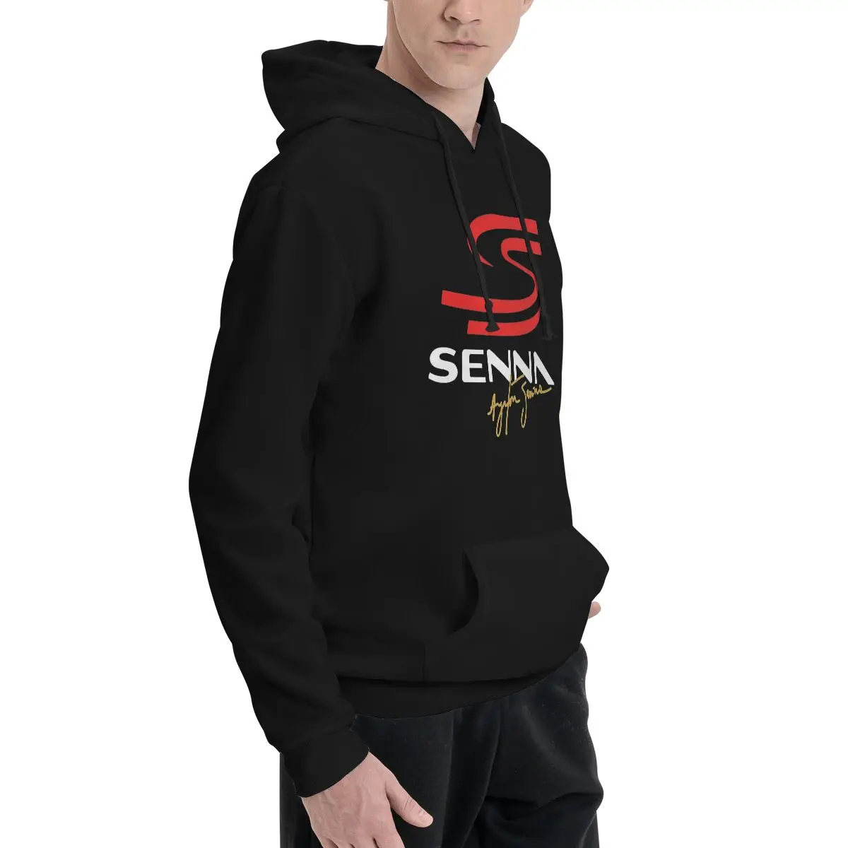 Senna Hoodie Men Women Hip Hop Ayrton Senna Sweatshirt Autumn Long Sleeve Pullover