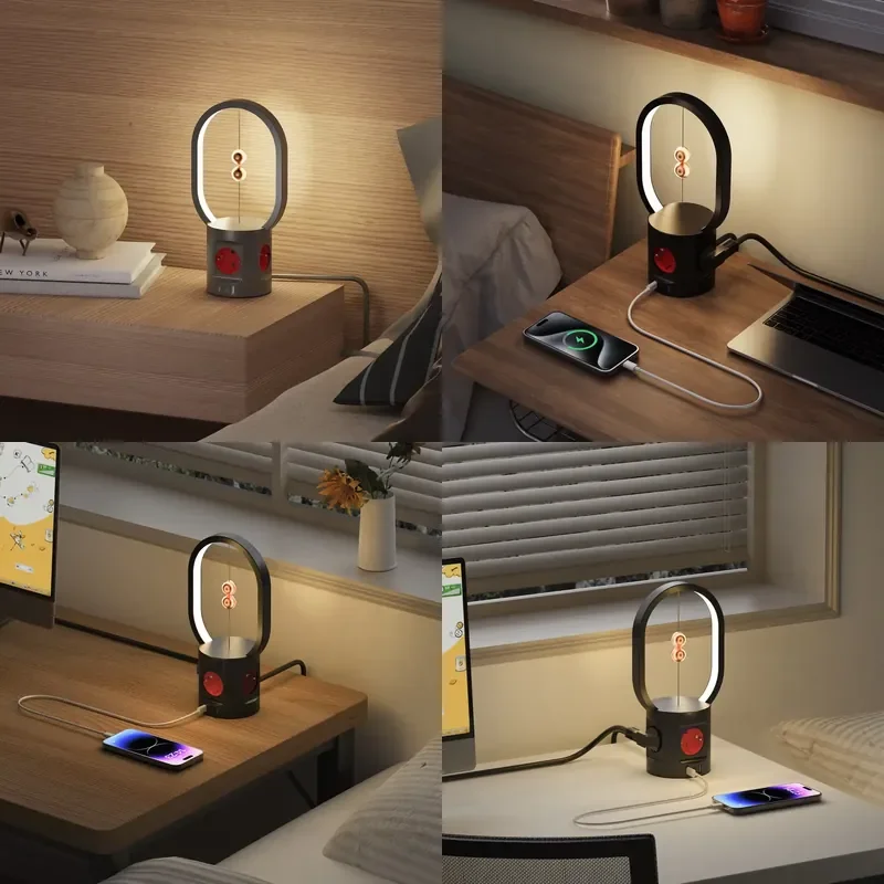 for Golden  Socket Power Outlet with Bed Night Light Switch USB   and   Fast Charging Germany