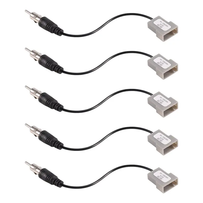 Factory Antenna Adapter Plug 5Pcs For Subaru Forester, Impreza Legacy, Outback Car Aftermarket Audio Stereo-A91R