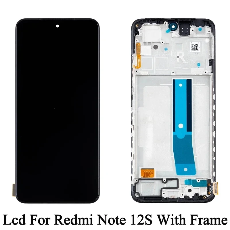 Display For Xiaomi Redmi Note 12S LCD Touch Screen Replacement For Redmi 2303CRA44A 23030RAC7Y 2303ERA42L New Digitizer Assembly