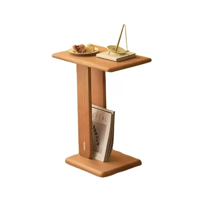 Y Solid wood sofa edge a few cherry wood modern small apartment small side table movable bedside cabinet original multi-function