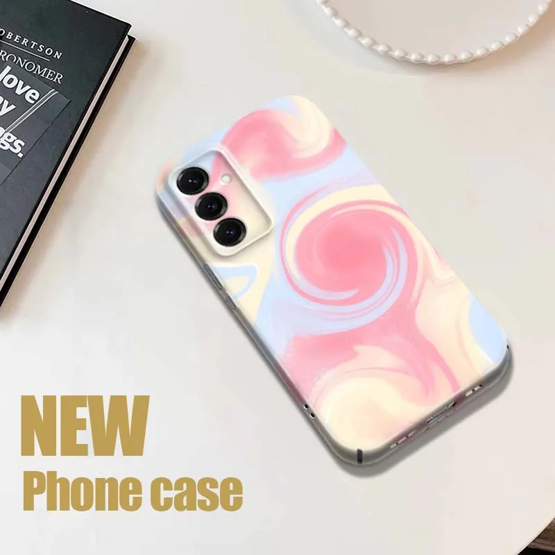 

Pastel Swirl Abstract Art For Samsung Galaxy S26 S25 S24 S23 S22 S21 FE Lite Plus Ultra Film Hard Shell Phone Case