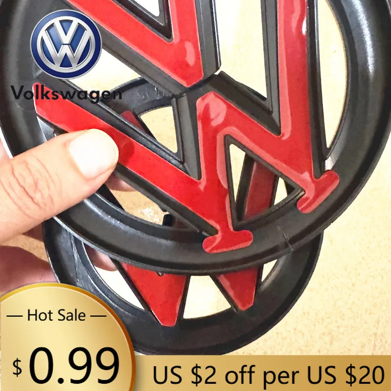 

Для VW Volkswagen Jetta MK5 Golf, 2 шт., накладки на переднюю решетку/заднюю крышку с эмблемой, наклейка с логотипом для Volkswagen VW POLO Scirocco GOLF 5