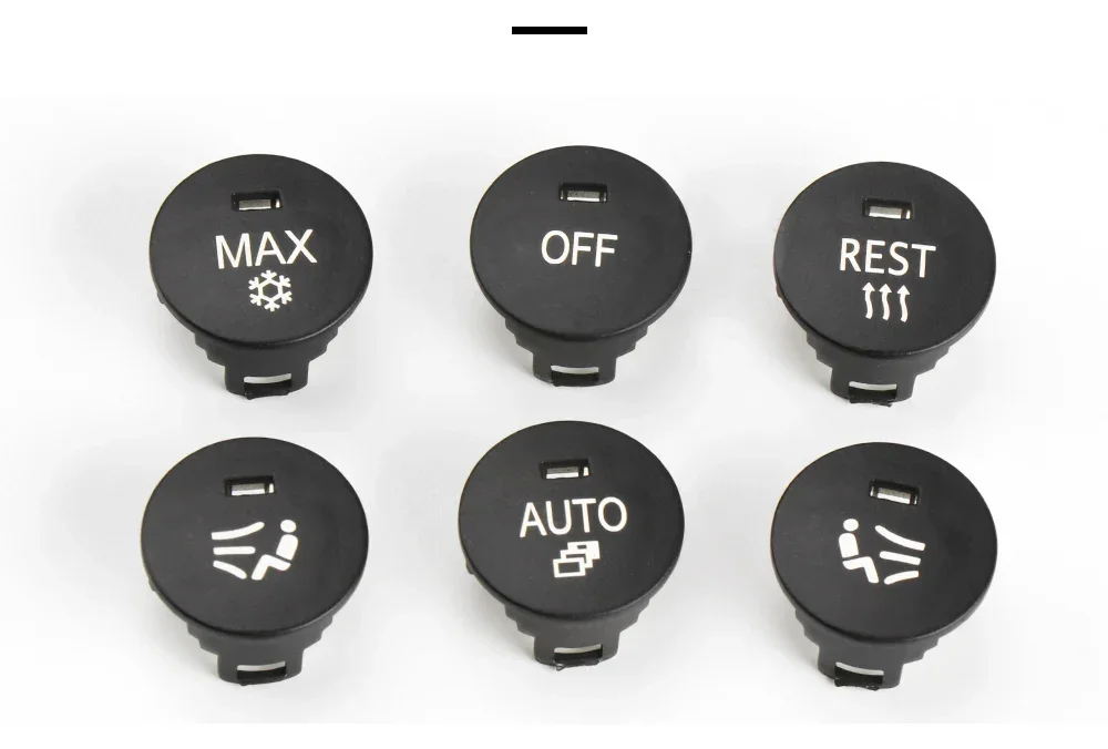 Schalter knopf der Klimaanlage zentrale Steuer knopf abdeckung für BMW 5er E60 E61 61319250196 – Detail 7