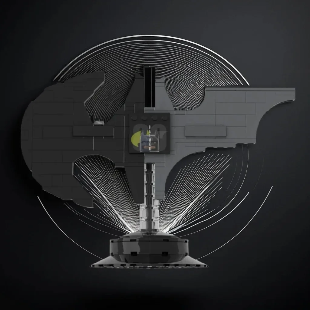 

124PCS MOC The Bat-Symbol - Evolution DIY Bat Symbol Collector's Edition Education Model Building Blocks Birthday Toys Gift