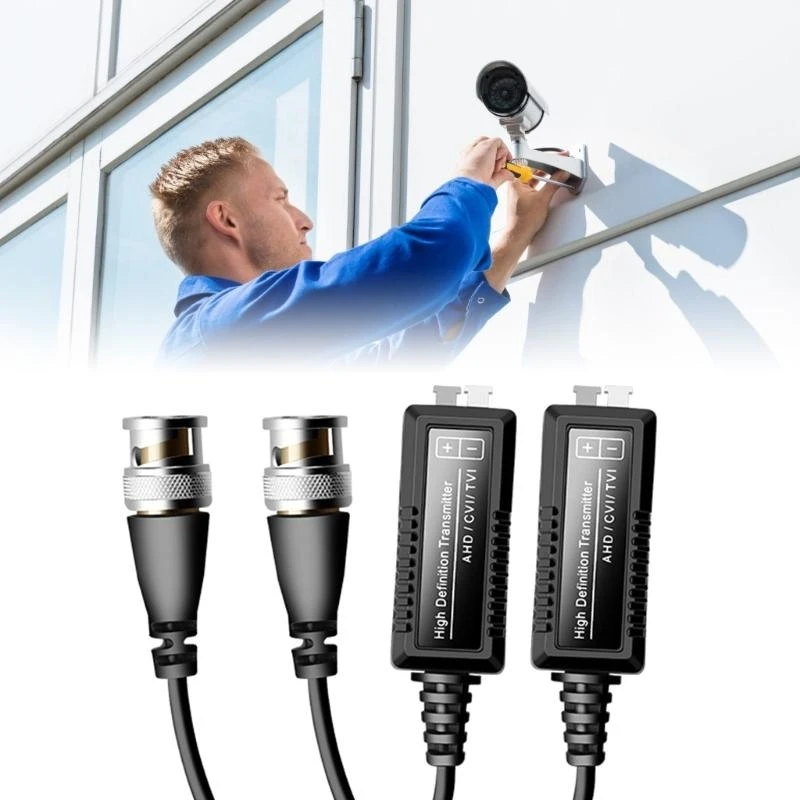 لا يتطلب جهاز فيديو Balun طاقة لنقل الإشارات بكفاءة في المنزل أو الأمن التجاري