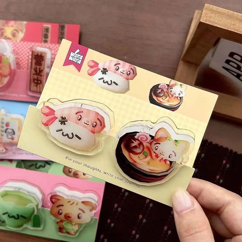 2pcs 2025 Cute Planner Clips Acrylic Decorative Paper Clamp Multifunctional Durable School Supplies