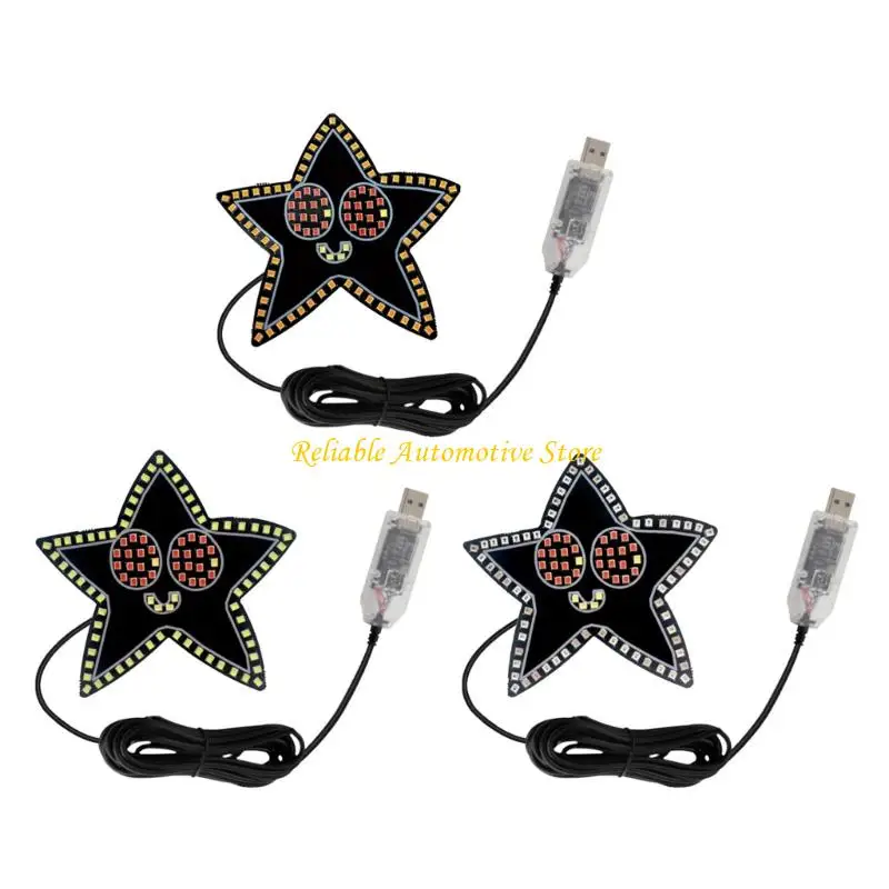 M68B ABS Automotive Starlight Lamp With intelligent Patterns And strong Construction
