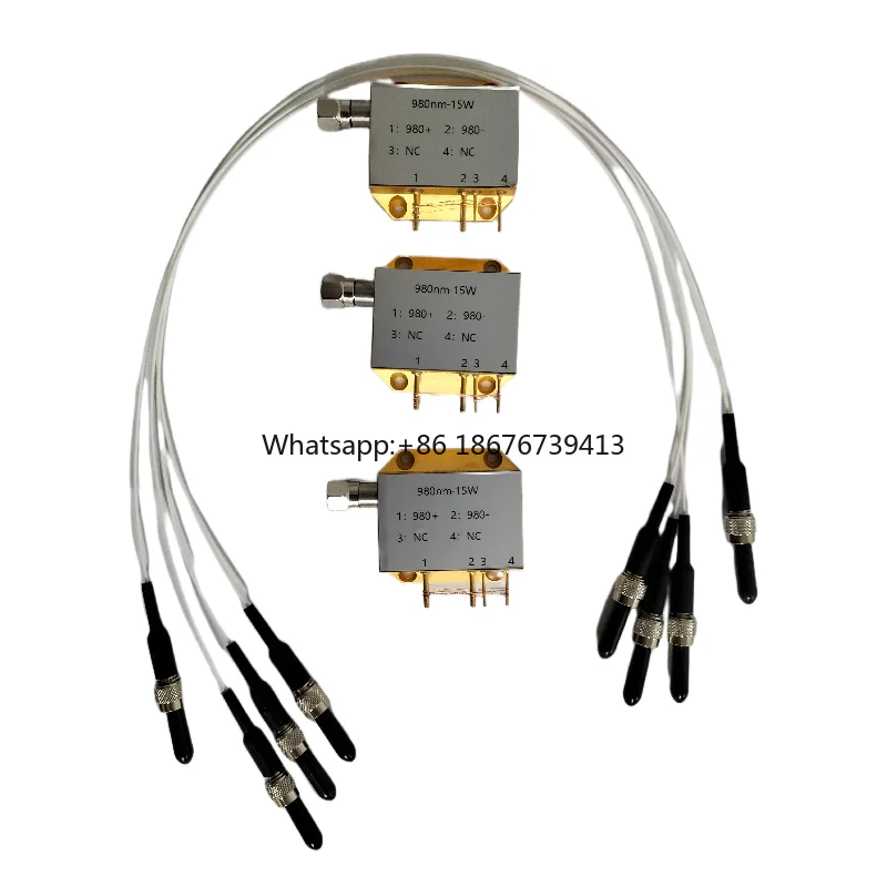 15W High Power 980nm Fiber Coupled Laser Diodes Module Product Category Semiconductor